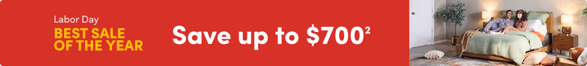 Best Sale of the Year Save up to $700 on select mattresses + free adjustable base.