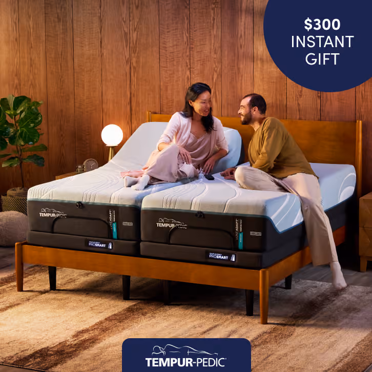 Save up to $1400 on split king systems + get a $300 adjustable base.